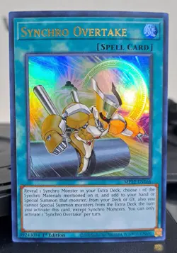 Synchro Overtake Ultra rare - NM 1st Ed MP22-EN164 Yugioh - Image 1