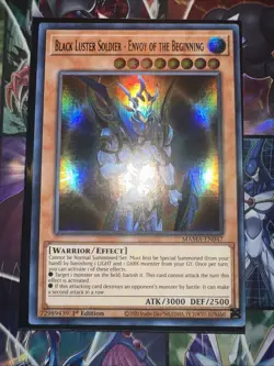 YUGIOH Black Luster Soldier - Envoy Of The Beginning MAMA-EN047 LP - Image 2