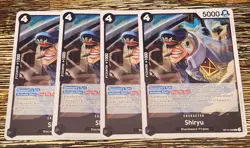 One Piece CCG Shiryu OP10-086 Royal Blood Rare Foil x4 Playset - Image 1