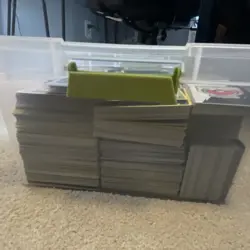 Pokemon TCG Mixed Lot Storage Box, containing shinies, v’s, old cards, and holos - Image 4