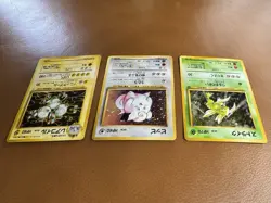 3x Card Pokemon Vintage Japanese Holo Lot - NM/LP - Scyther, Clefairy, Magneton - Image 4
