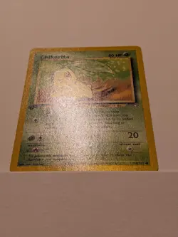 Chikorita 54/111 Neo Genesis Pokemon Card 1st Edition - NM - Image 3