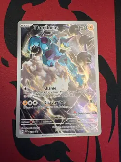 Thundurus Pokemon Center White Flare Black Star Promo SVP EN 209 Sealed Card - Image 1