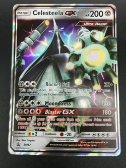 Celesteela GX SM67 ULTRA RARE Pokemon Promo NM 2017 Card TCG - Image 1