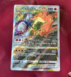 Pokemon Charizard VSTAR SWSH262 Sword & Shield Promo Black Star Holo Card - Image 1