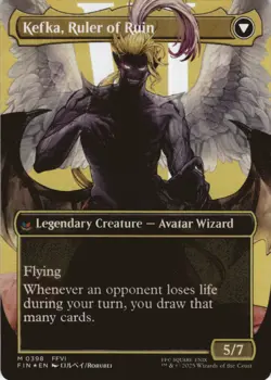 MTG Kefka, Court Mage (0398) (Borderless) Foil NM FINAL FANTASY Magic 398 - Image 2