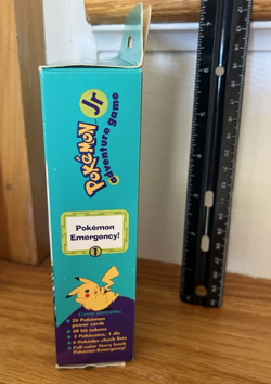 VTG Pokemon Jr Adventure Game 1999 Open Box complete - Image 2