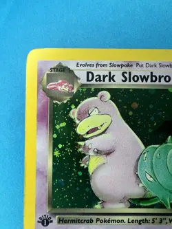 Pokemon TCG Team Rocket Set Dark Slowbro 12/82 1st Edition Holo - Image 3