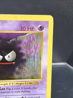 Pokemon TCG Gastly Shadowless 1st Edition Base Set Common 50/102 LP - Image 3