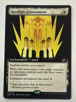 MTG Hardlight Containment 0319 EXTENDED ART Rare Edge of Eternities NM - Image 1