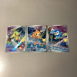 Pokemon First Partner Illustration Collection Series 1 - Sinnoh Region Starters - Image 1