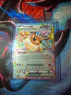 Pokemon TCG Eevee EX 075/131 Prismatic Evolutions Holo Rare Mint Condition - Image 1