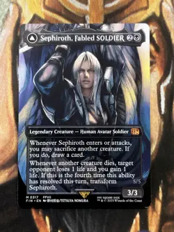Sephiroth, Fabled SOLDIER 0317 Borderless Final Fantasy Regular MTG - NM/M 🔥 - Image 1