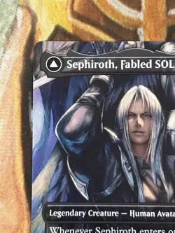 Sephiroth, Fabled SOLDIER 0317 Borderless Final Fantasy Regular MTG - NM/M 🔥 - Image 3