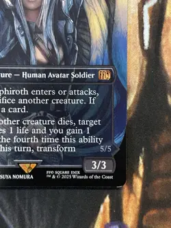 Sephiroth, Fabled SOLDIER 0317 Borderless Final Fantasy Regular MTG - NM/M 🔥 - Image 5