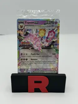 Pokemon Prismatic Evolutions Espeon ex 034/131 Surprise Box Stamped Sealed - Image 1