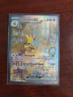 Pokemon TCG: Alakazam Ex SIR Holo 201/165: Scarlet & Violet 151 - Image 1