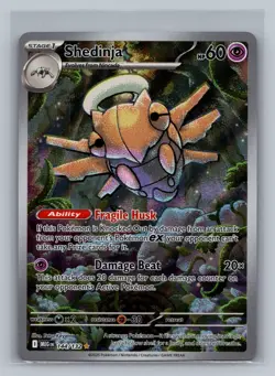Shedinja 144/132 Mega Evolution NM Illustration Rare Pokemon TCG - Image 1