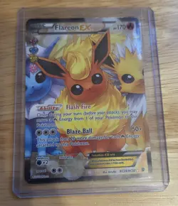 Pokemon Flareon EX RC28/32 Ultra Rare Full Art Holo Generations Radiant Collect… - Image 1