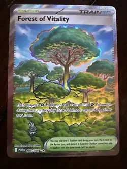 Forest Of Vitality 109/088 Full Art NM Perfect Order English Pokemon - Image 1