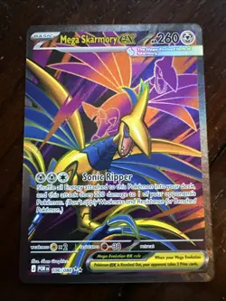 Pokemon 2026 Perfect Order Mega Skarmory EX Full Art Ultra Rare 106/088 Pack NM - Image 2