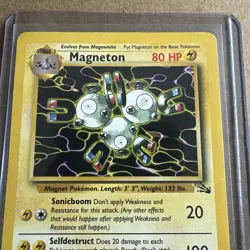 Magneton Fossil - Rare - Non-Holo - 1999 Pokemon WOTC - 26/62 HP - Image 2