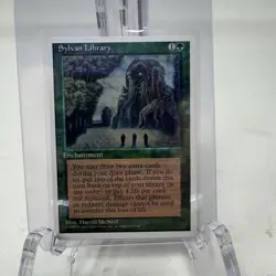 Sylvan Library Fourth 4th Edition MTG Magic the Gathering NM - Image 1