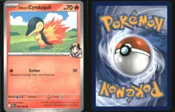 Ethan's Cyndaquil 032/182 Common Destined Rivals Pokemon Near Mint - Image 3
