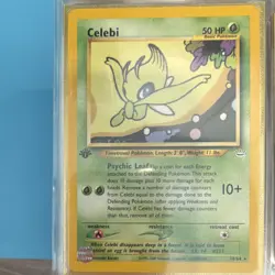 Celebi 16/64 Neo Revelation Rare 1st Edition Regular Pokemon TCG 50 HP English - Image 1