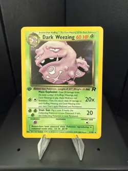 MP Pokemon Dark Weezing Team Rocket 31/82 - Image 1