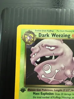 MP Pokemon Dark Weezing Team Rocket 31/82 - Image 3