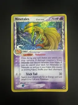 Ninetales Delta Species 8/101 EX Dragon Frontiers Pokemon TCG Rare Holo 2006 - Image 1