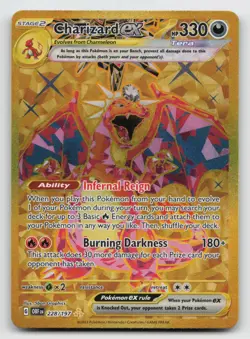 Pokemon TCG - Charizard Ex 228/197 Gold Hyper Rare - Obsidian Flames - Image 1