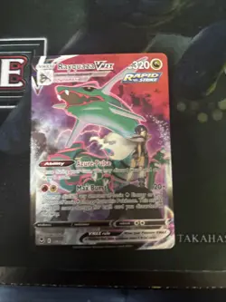 Pokemon TCG Rayquaza VMAX Holo Ultra Rare - Image 1