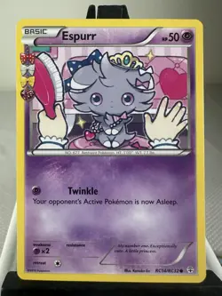 Pokemon TCG Espurr RC14/RC32 Generations Radiant Collection Non Holo MP - Image 1