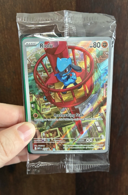 Riolu Full Art, Pokemon SEALED, Mega Evolution, Black Star Promo Rare, MEP010 - Image 2