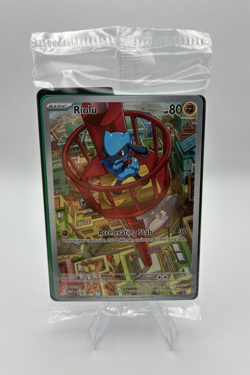 Riolu Full Art, Pokemon SEALED, Mega Evolution, Black Star Promo Rare, MEP010 - Image 5