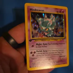 Misdreavus Holo Rare 1st Edition Neo Revelation 11/64 WOTC Vintage Pokemon Mint - Image 2