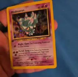 Misdreavus Holo Rare 1st Edition Neo Revelation 11/64 WOTC Vintage Pokemon Mint - Image 3