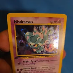 Misdreavus Holo Rare 1st Edition Neo Revelation 11/64 WOTC Vintage Pokemon Mint - Image 4