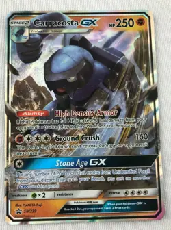 Carracosta GX ULTRA RARE SM239 Pokemon NM HOLO 2020 - Image 1