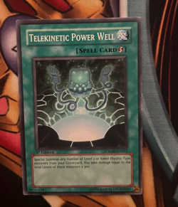Yugioh! - 2X, Telekinetic Power Well, 1st Edition, CRMS-EN055 - Image 3