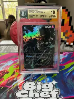 2025 ONE PIECE TCG LEGACY OF THE MASTER #OP10-082 KUZAN (SP) BGS 10 - Image 3