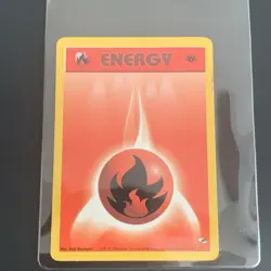 Fire Energy Base Set (1st Edition) Pokemon Card - Image 1
