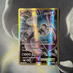 Pokemon Card Mewtwo Ex 103/108 GOLD XY Evolutions - Image 1