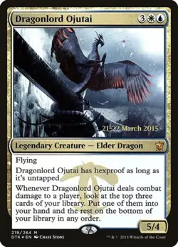Dragonlord Ojutai -Foil Light Play MTG Promos: Prerelease Cards - Image 1