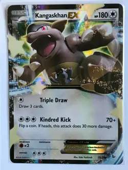 Kangaskhan EX ULTRA RARE 78/106 XY Flashfire Pokemon card TCG NM HOLO 2014 - Image 4