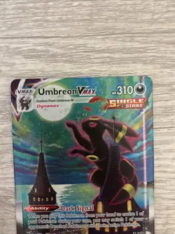 Pokemon TCG Umbreon VMAX Alt Art Holo Secret Rare Card Evolving Skies 215/203 NM - Image 2