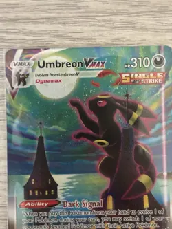 Pokemon TCG Umbreon VMAX Alt Art Holo Secret Rare Card Evolving Skies 215/203 NM - Image 3