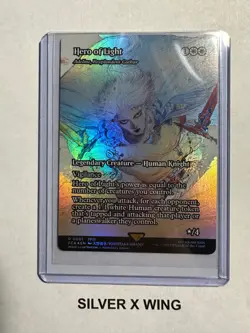 Hero of Light - Adeline, Resplendent Cathar Showcase Foil x1, MTG, FCA, NM - Image 1